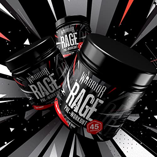 Warrior - RAGE Pre Workout Powder – Lightnin’ Lemonade 392g, WA-RG-045-01 Warrior uk supplements