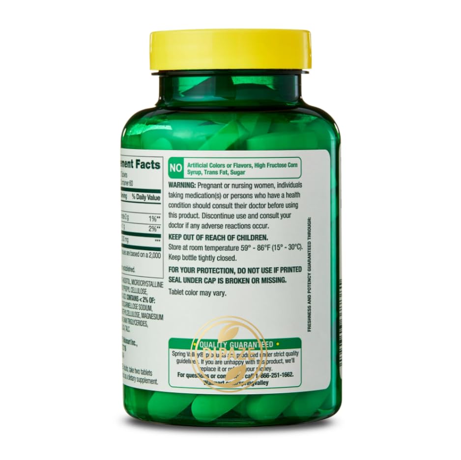 Spring Valley Hormone Balance Myo-Inositol 2000mg Dietary Supplement Tablets, 120 Count + Dipaze Gift (Container) Aus Healthcare uk supplements