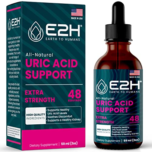 E2H Uric Acid Support Supplement - Tart Cherry and Devil’s Claw - Supports Uric Acid Health E2H EARTH TO HUMANS uk supplements