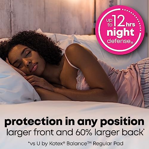 U by Kotex Balance Ultra Thin Overnight Pads with Wings, 38 Count U by Kotex uk supplements