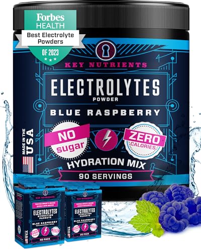 KEY NUTRIENTS Multivitamin Electrolytes Powder No Sugar - Tempting Blue Raspberry KEY NUTRIENTS uk supplements