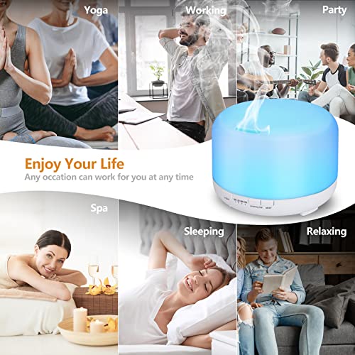 Hianjoo 450ml Essential Oil Diffuser, Electric Aroma Ultrasonic Aromatherapy Fragrant Oil Hianjoo uk supplements
