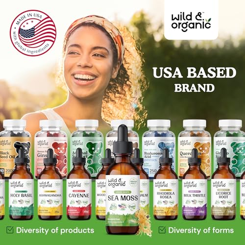 Sea Moss - Organic Sea Moss Liquid Drops - Irish Sea Moss Supplement - Seamoss Wild & Organic uk supplements
