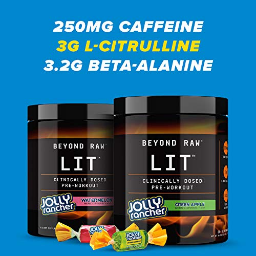 BEYOND RAW LIT | Clinically Dosed Pre-Workout Powder | Contains Caffeine, L-Citruline BEYOND RAW uk supplements