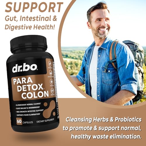 Colon Cleanse Pills Body Detox - Intestinal Guard Cleanser for Stomach - Natural Weight DR. BO uk supplements