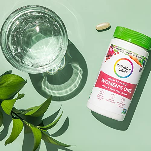 Rainbow Light Multivitamin for Women, Vitamin C, D & Zinc, Probiotics, Women’s One Rainbow Light uk supplements