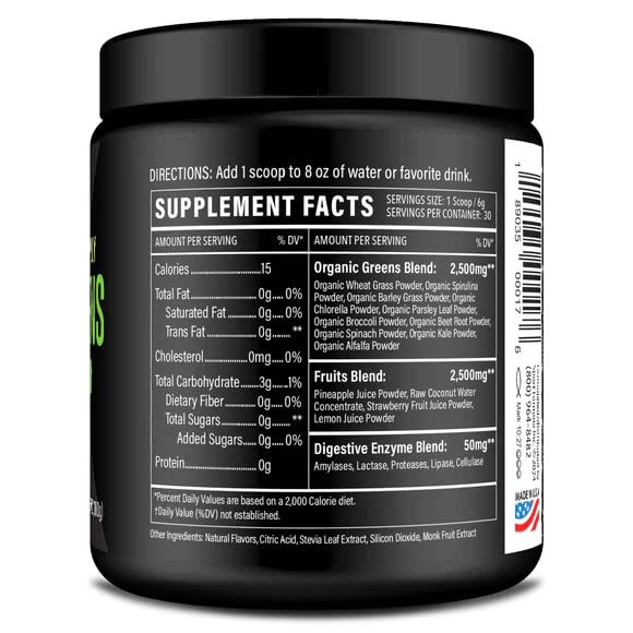 Sport Formula 99 Organic Greens Superfood Powder, Cold Pressed Vegan and Keto Powder, Non-GMO, Low Calorie Daily Green Juice Powder Sport Formula 99 uk supplements
