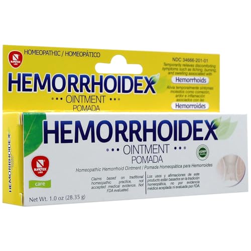 HEMORRHOIDEX Ointment NARTEX LABS uk supplements
