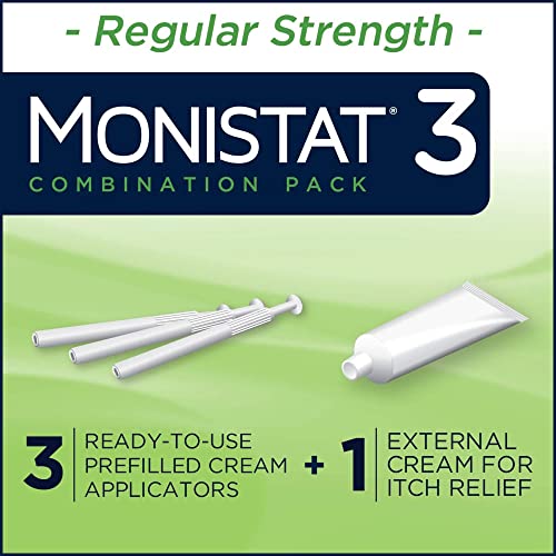 Monistat 3 Day Yeast Infection Treatment for Women, 3 Miconazole Pre-Filled Cream Applicators & External Monistat uk supplements