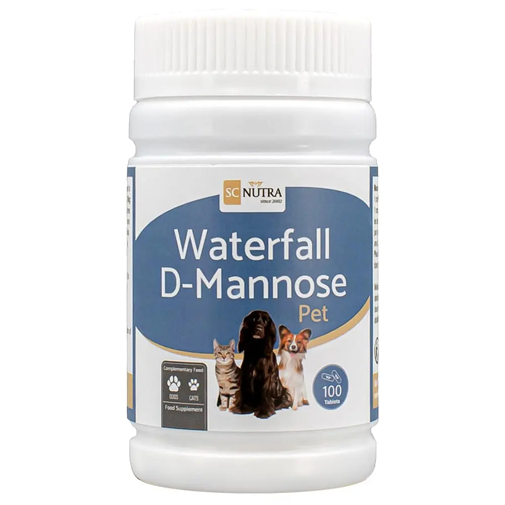 D-Mannose Pet Tablets for Cats & Dogs by SC Nutra sc nutra uk supplements