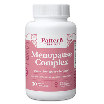 Pattern Wellness Menopause Complex – Herbal Supplement for Women’s Wellness & Hormone Health Support – with Black Cohosh, DIM & Bioperine® – 30 Vegan Capsules, 3rd Party Tested Pattern Wellness uk supplements