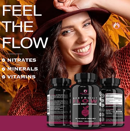 Beet Root Capsules Organic Beet Root Powder 1300mg | Natural Nitric Oxide Booster THE ENCLARE NUTRITION uk supplements