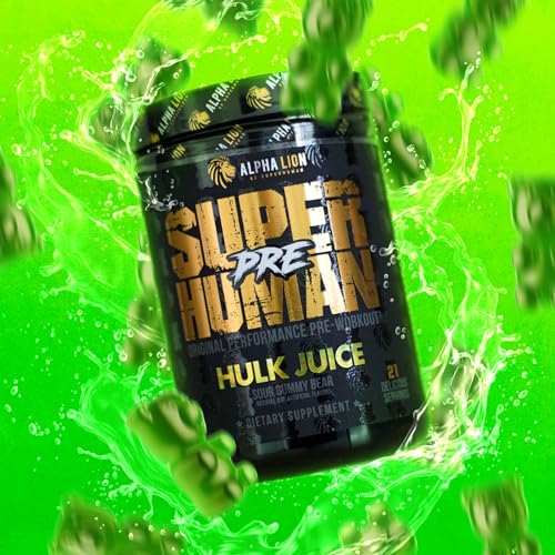 ALPHA LION Superhuman Pre Workout Powder, Beta Alanine, L-Taurine & Tri-Source Caffeine ALPHA LION uk supplements