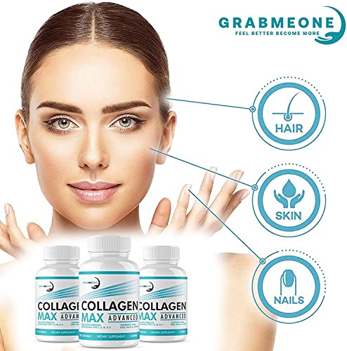 Premium Marine Collagen Supplements for Women, Ultra Potent Marine Collagen Capsules Collagen Max uk supplements