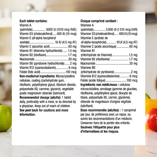 Multi-Vitamin with Vitamin E (dl-Alpha Tocopheryl Acetate) - 100 ta. Webber Naturals uk supplements