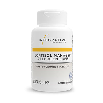 Integrative Therapeutics Cortisol Manager Allergen Free - Adrenal Health Support Supplement for Healthy Stress Response* - Vegan, Non-Dairy & Gluten-Free - 30 Capsules (15 Servings) Integrative Therapeutics uk supplements