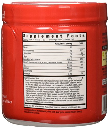 Garden Greens Super Reds Energizing Polyphenol Superfoods, Antioxidants, Powder Drink Garden Greens uk supplements
