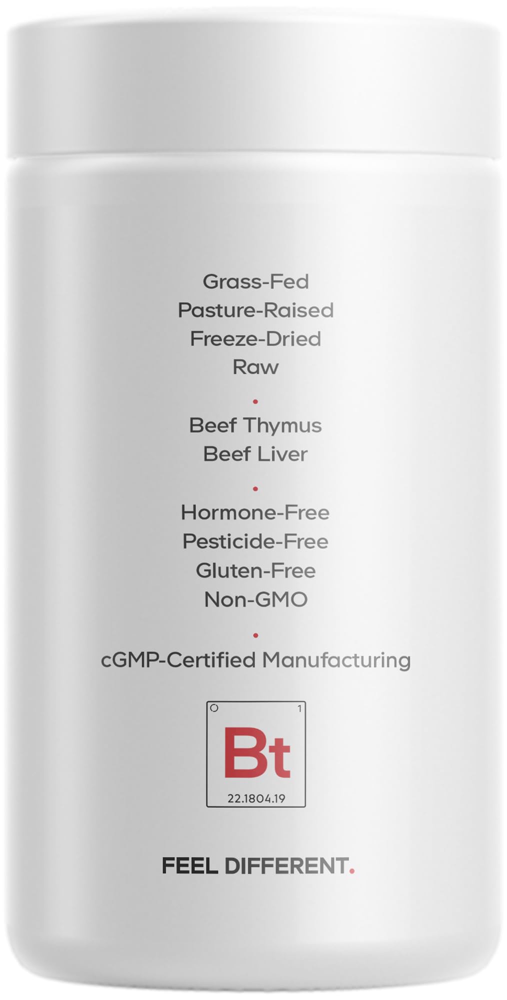 Codeage Grass Fed Beef Thymus Supplement Superfood, Freeze Dried, Non-Defatted, Desiccated Thymus & Liver Pills, Glandulars Meat, Pasture Raised Beef Vitamins, Non-GMO, 180 Capsules Codeage uk supplements