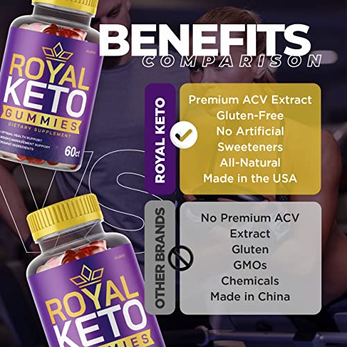 (2 Pack) Royal Keto ACV Gummies - New Advance Formula RoyalKeto Alapor uk supplements