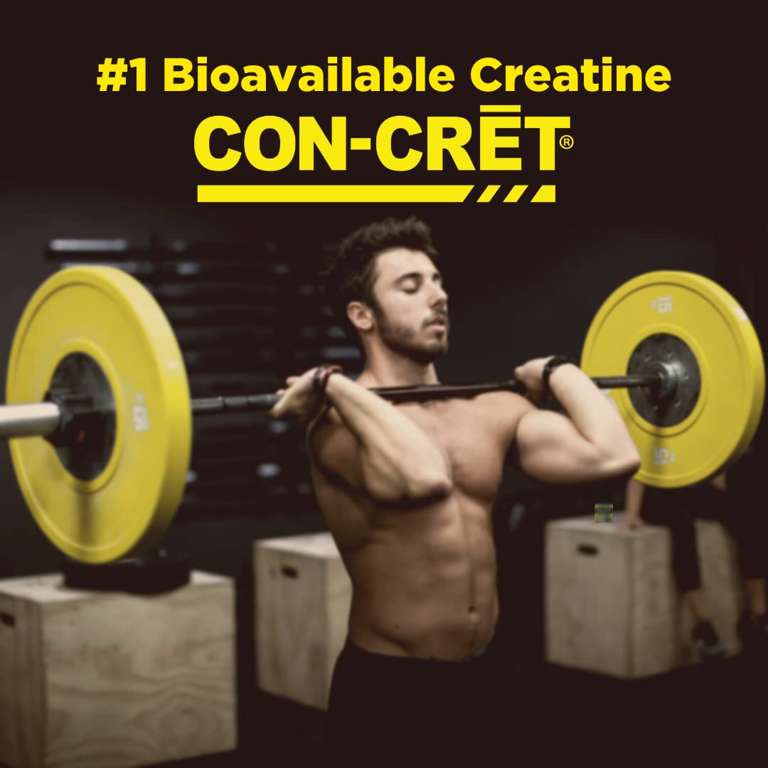 CON-CRET®+ Test, CON-CRET® Patented Creatine HCl Now with Testofen®, Boost Testosterone Levels, 60 Capsules CON-CRET uk supplements