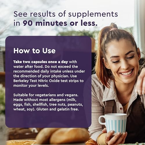 Berkeley Life Professional - Nitric Oxide Booster & Support Supplement with Organic Beetroot Berkeley Life uk supplements