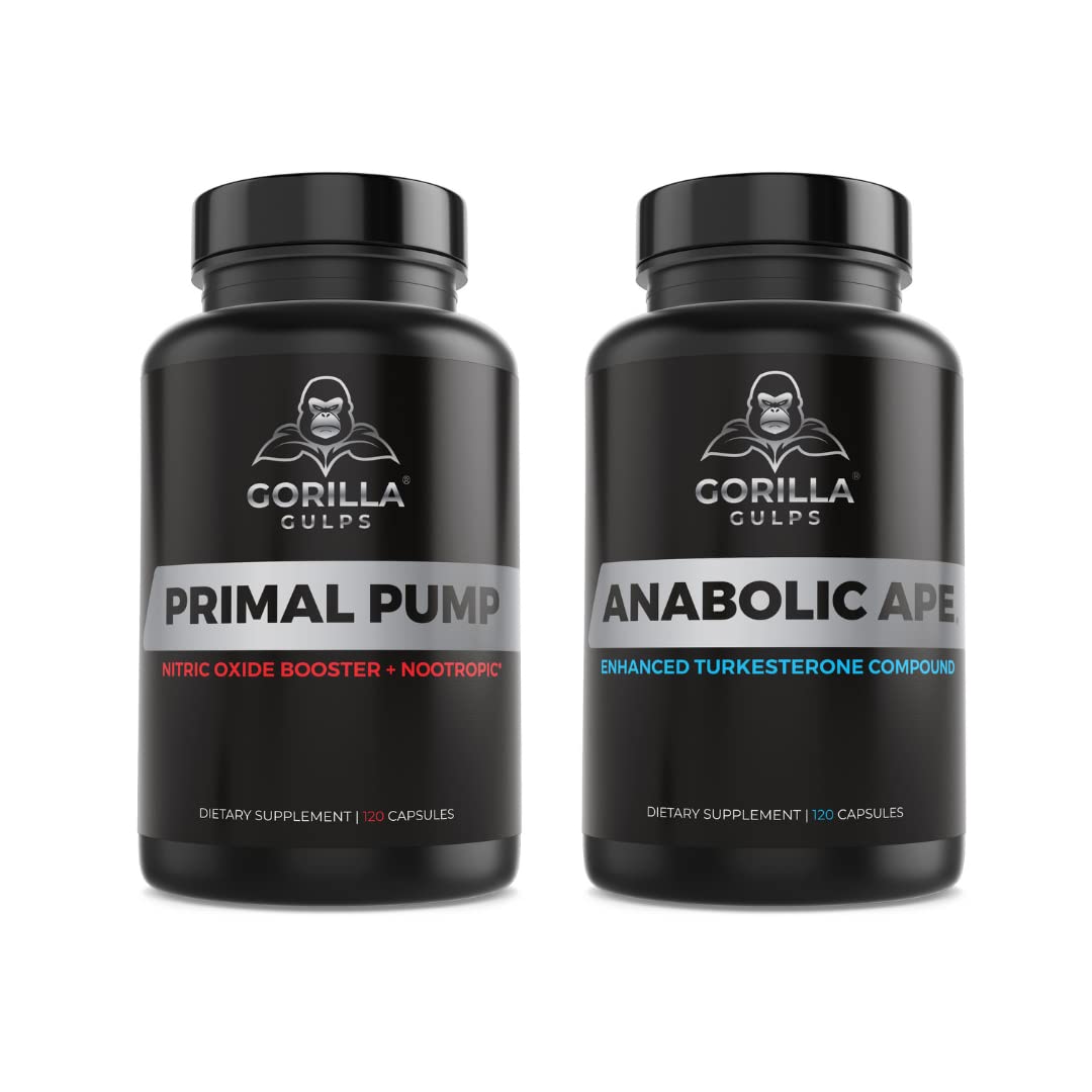 Gorilla Gulps | Anabolic Ape + Primal Pump Bundle Gorilla Gulps uk supplements