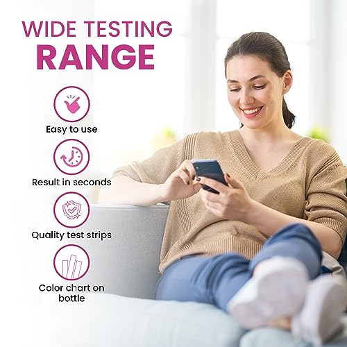 5-Minute Vaginal pH Test Kit for Women - 50 Premium-Quality Vaginal Heath pH Test Strips Included Leaping Lynx uk supplements
