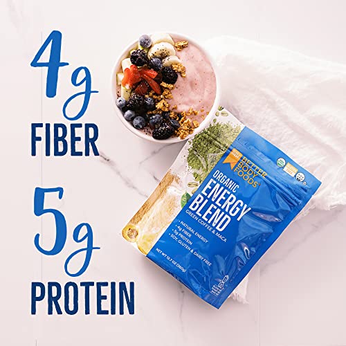 BetterBody Foods Organic Energy Blend, Plant-Based Natural Energy, Gluten-free, Non-GMO BetterBody Foods uk supplements