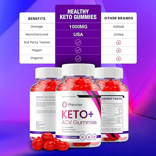 Rillvo (3 Pack) Premier Keto ACV Gummies - Official - Keto Premiere ACV Advanced Formula Rillvo uk supplements