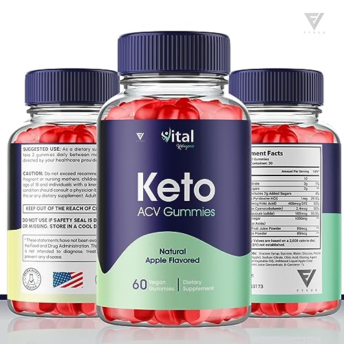 (3 Pack) Vital Ketogenic Keto ACV Gummies for Weight Loss, Vital Private Keto ACV Gummies Fyvus uk supplements