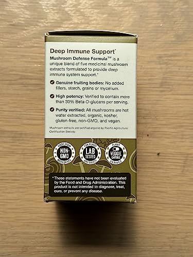 DailyNutra Mushroom Defense Formula - Immune Support Supplement | Organic DailyNutra uk supplements