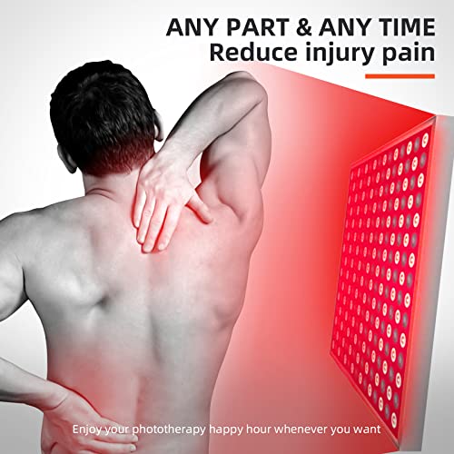 TherapSky Red Light Therapy Device 45W LED Red Infrared Light Therapy Lamp w/Remote Control and Timer therapsky uk supplements