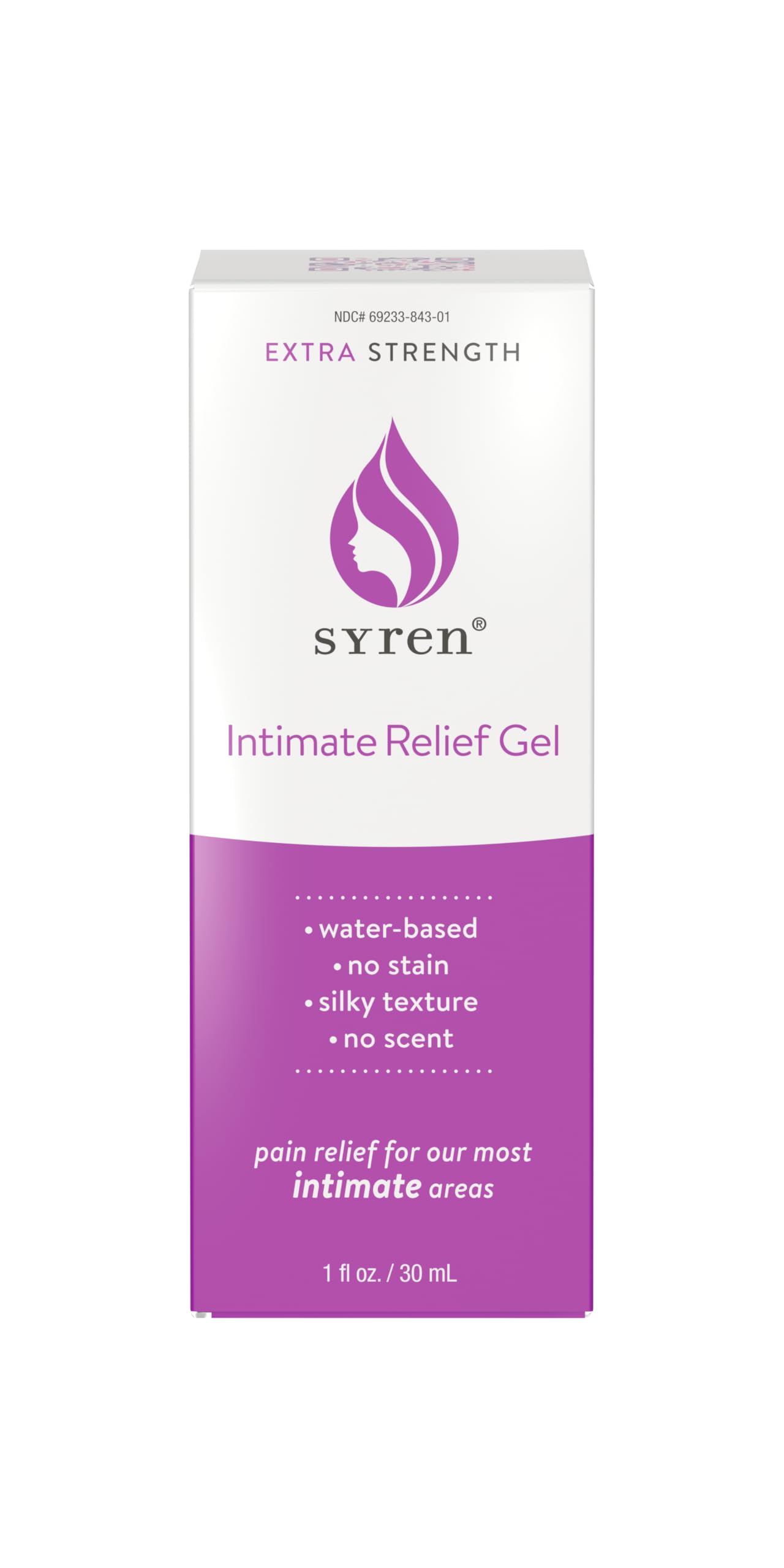 Syren Intimate Relief - Intimate Pain Relieving Gel - Relieves Vulva Pain, Throbbing, Spasms SYREN uk supplements