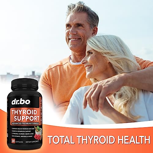 Thyroid Support for Women & Men Supplement - Natural Metabolism, Mood & Energy Enhancer DR. BO uk supplements