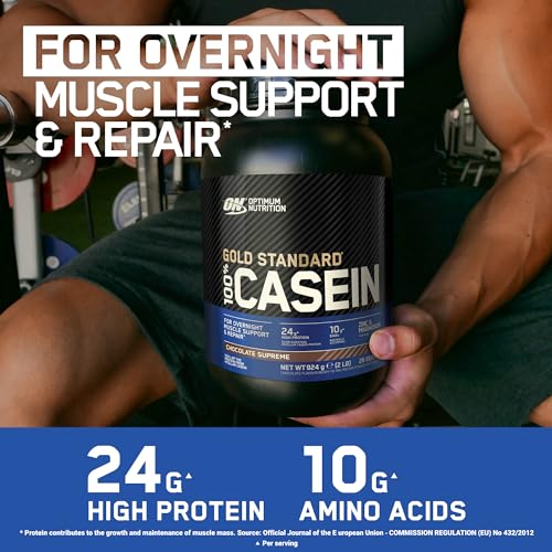 Optimum Nutrition Gold Standard 100% Casein Slow Digesting Protein Powder with Zinc Optimum Nutrition uk supplements