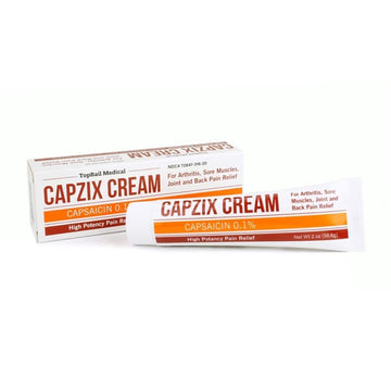 Capzix Cream for Pain Relief 2 OZ Capsaicin .1% High Potency/ Maximum Strength CAPZIX CREAM uk supplements