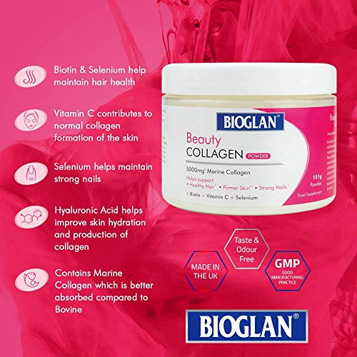 BIOGLAN Beauty Collagen Powder, 151 grams Bioglan uk supplements