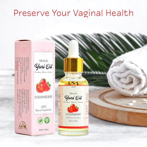 MERICH Natural Yoni Oil | Feminine Yoni Detox Oil | Naturally Scented Vaginal Oil | Restores pH Balance ANGELYCIA uk supplements