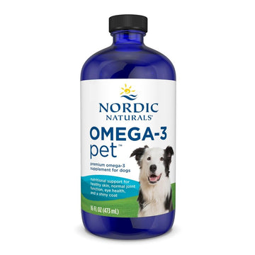 Nordic Naturals Omega-3 Pet, Unflavored - 16 oz - 1380 mg Omega-3 Per Teaspoon - Fish Oil for Large to Very Large Dogs with EPA & DHA - Promotes Heart, Skin, Coat, & Immune Health Nordic Naturals uk supplements