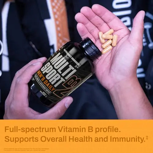 NutraBio Multisport for Men - Mens MultiVitamin - 33 Vitamins, Minerals, Micronutrients - Rich in Antioxidants NutraBio uk supplements