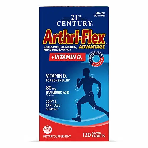21st Century Arthri-Flex Advantage® + Vitamin D3, 120 Coated Tablets 21st Century uk supplements