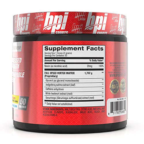 BPI Sports 1.M.R Vortex Pre Workout Powder, Non Habit Forming, Sustained Energy & Nitric BPI Sports uk supplements