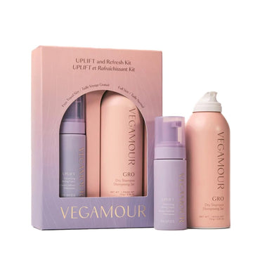 VEGAMOUR UPLIFT and Refresh Kit | Volumizing Dry Shampoo Spray Formulated Without Benzene, Supports Thicker Fuller Looking Hair | $50 Value VEGAMOUR uk supplements