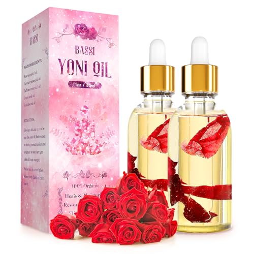 2PCS Yoni Oil Organic Feminine Oil Vaginal Moisturizer - Ph Balance for Women - Feminine Deodorant BASSI uk supplements