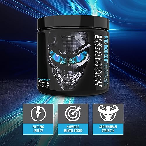 JNX SPORTS The Shadow! 350mg of Caffeine Hard Core Preworkout -Electric Energy JNX SPORTS uk supplements