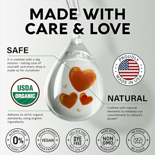 USDA Organic Mullein Drops for Lungs - Mullein Leaf Extract Supplement - Made in USA NUTRAHARMONY uk supplements