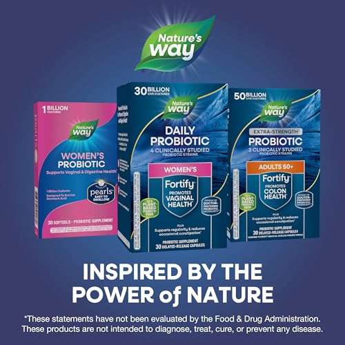 Nature’s Way Fortify Women’s Probiotic, 30 Billion Live Cultures, 11 Strains, Prebiotic, 30 Capsules Nature's Way uk supplements